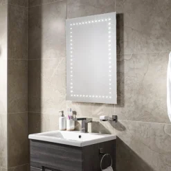 Sensio Bronte 800 X 600mm LED Border Mirror With Demister Pad