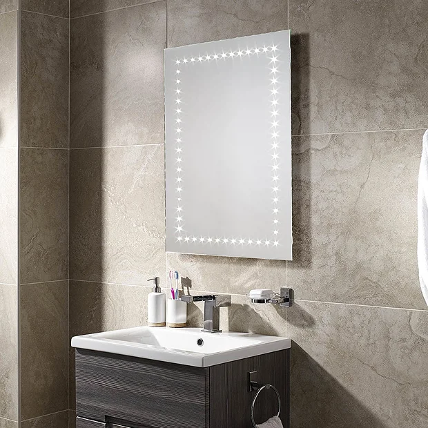 Sensio Bronte 800 X 600mm LED Border Mirror With Demister Pad 3 Sensio Bronte 800 X 600mm LED Border Mirror With Demister Pad