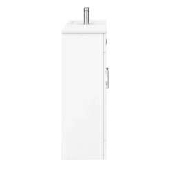 Valencia Slimline Combination Basin & Toilet Unit - White Gloss - (1000 X 305mm) -Duravit Bathroom Shop slfp n d2