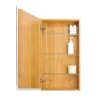 700mm Slimline Mirror Cabinet Bamboo 2 700mm Slimline Mirror Cabinet Bamboo -Duravit Bathroom Shop smcbb d2