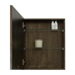 550mm Slimline Mirror Cabinet Dark Oak -Duravit Bathroom Shop smcdo d2
