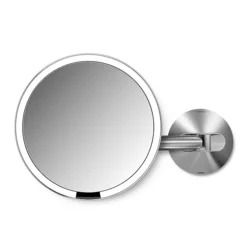 Simplehuman Rechargeable Wall Mounted 20cm Cosmetic Sensor Mirror -Duravit Bathroom Shop st3002 d1