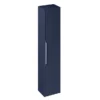 Britton Shoreditch Wall-Hung Tall Cabinet With Chrome Handle - Matt Blue 1 Britton Shoreditch Wall-Hung Tall Cabinet With Chrome Handle - Matt Blue -Duravit Bathroom Shop stallb l