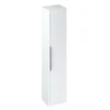 Britton Shoreditch Wall-Hung Tall Cabinet With Chrome Handle - Matt White 2 Britton Shoreditch Wall-Hung Tall Cabinet With Chrome Handle - Matt White -Duravit Bathroom Shop stallw l
