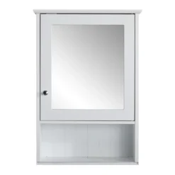 Tongue And Groove Bathroom Mirror Cabinet - White 8 Tongue And Groove Bathroom Mirror Cabinet - White -Duravit Bathroom Shop tg103md1