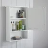 Tongue And Groove Bathroom Mirror Cabinet - White -Duravit Bathroom Shop tg103md3