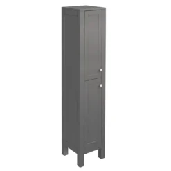 Trafalgar 1600mm Grey Tall Floor Standing Cabinet -Duravit Bathroom Shop trftbgry l