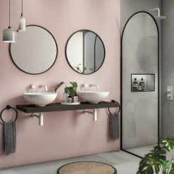 Venice Floating Basin Shelf (Dark Oak - 1200mm Wide)