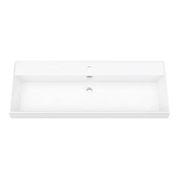 Valencia 1200 Gloss White Minimalist Wall Hung Vanity Unit With Brass Handle 3 Valencia 1200 Gloss White Minimalist Wall Hung Vanity Unit With Brass Handle