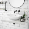 Venice Floating Basin Shelf (Gloss White - 800mm Wide) -Duravit Bathroom Shop v8gwslf d1