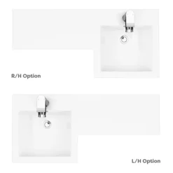 Valencia Bathroom Combination Suite Unit - 900mm Basin W. Black Handle And Square Toilet -Duravit Bathroom Shop val900sblk d5