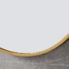 Arezzo Brushed Brass 500 X 800mm Capsule Mirror -Duravit Bathroom Shop ven5080bb d2