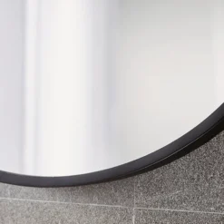 Arezzo Matt Black 500 X 800mm Capsule Mirror -Duravit Bathroom Shop ven58cmb d2