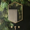 Venice Brushed Brass 500 X 750mm Hexagonal Mirror -Duravit Bathroom Shop venhxbra d3