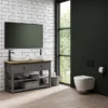 Venice Black 1200 X 700mm Rectangular Mirror -Duravit Bathroom Shop venr1270blk d3