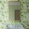 Venice Brushed Brass 800 X 1000mm Rectangular Mirror -Duravit Bathroom Shop venr4070bra d2 1
