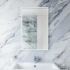 Venice White 500 X 800mm Rectangular Mirror -Duravit Bathroom Shop venr4070whi d1