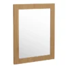 Valencia Naturale Oak Effect Framed Mirror 550 X 700mm