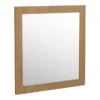 Valencia Naturale Oak Effect Framed Mirror 650 X 700mm -Duravit Bathroom Shop vnat65m d2