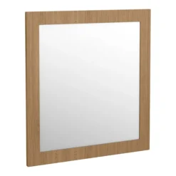Valencia Naturale Oak Effect Framed Mirror 650 X 700mm