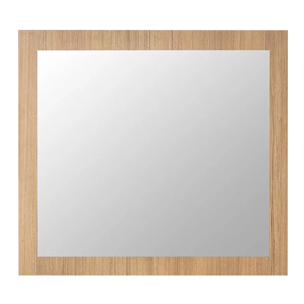 Valencia Naturale Oak Effect Framed Mirror 800 X 700mm 4 Valencia Naturale Oak Effect Framed Mirror 800 X 700mm - Image 2