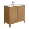 Valencia Naturale Oak Effect Vanity Unit - 850mm Wide -Duravit Bathroom Shop vnat85oak d4