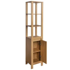 Valencia Naturale Oak Effect Tall Unit -Duravit Bathroom Shop vnattb d1