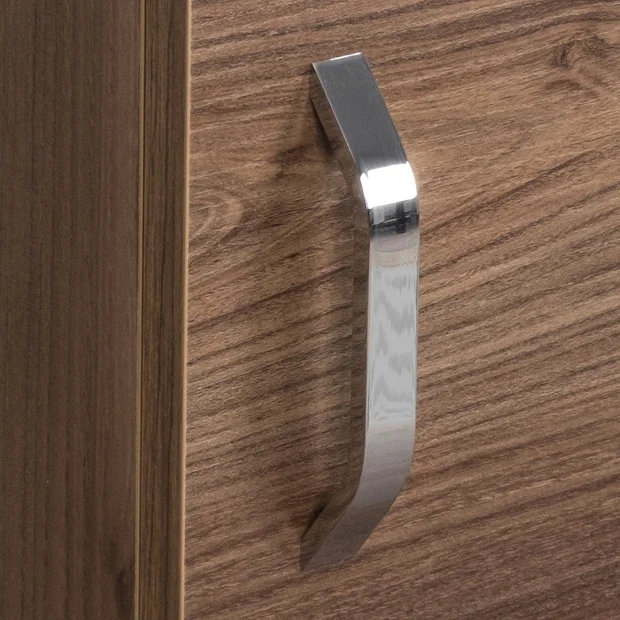 Valencia Perla Wall Hung Cloakroom Vanity (Dark Oak Effect - 450mm Wide) 6 Valencia Perla Wall Hung Cloakroom Vanity (Dark Oak Effect - 450mm Wide) - Image 4