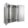 Croydex Newton Double Door Bi-View Mirror Cabinet With FlexiFix -Duravit Bathroom Shop wc102069 d3
