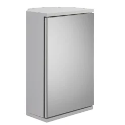 Croydex Simplicity Single Door Corner Cabinet -Duravit Bathroom Shop wc257222ai3