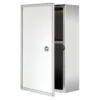 Croydex Trent Lockable Medicine Cabinet - Stainless Steel -Duravit Bathroom Shop wc846005l
