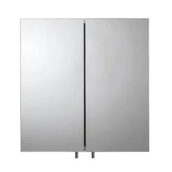 Croydex Avon Double Door Stainless Steel Mirror Cabinet -Duravit Bathroom Shop wc866105 d2