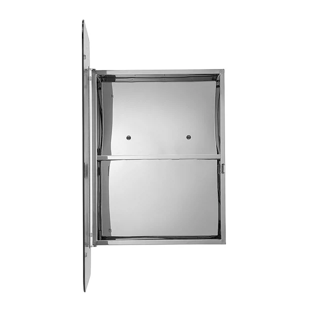 Croydex Medway Round Edges Mirror Cabinet With FlexiFix 3 Croydex Medway Round Edges Mirror Cabinet With FlexiFix
