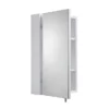 Croydex Dawley White Steel Single Door Mirror Cabinet With FlexiFix -Duravit Bathroom Shop wc930022 d4