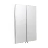 Croydex Dawley White Steel Double Door Mirror Cabinet With FlexiFix -Duravit Bathroom Shop wc930222 d1