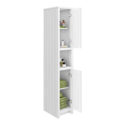 Chatsworth Traditional White Tall Cabinet -Duravit Bathroom Shop whdantb d1