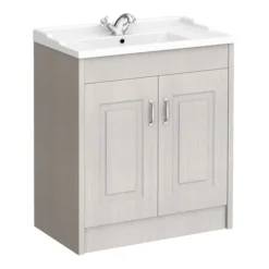 York Traditional Grey Bathroom Basin Unit (820 X 480mm)