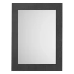 York 800 X 600mm Traditional Dark Grey Mirror