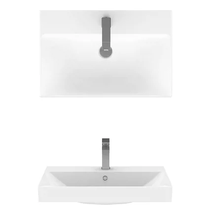 Crosswater Zion 60 Floor Standing Unit + Basin - Storm Grey Matt 3 Crosswater Zion 60 Floor Standing Unit + Basin - Storm Grey Matt